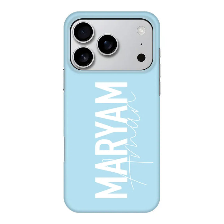 Apple iPhone 17 Pro / Snap MagSafe Personalized Name Vertical, Phone Case - Stylizedd.com