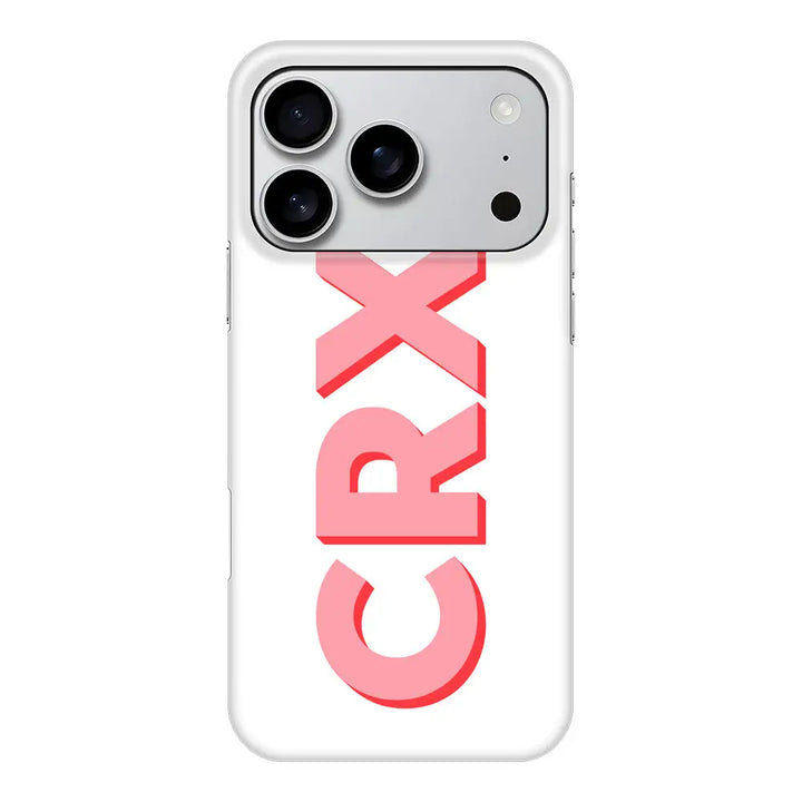 Apple iPhone 17 Pro / Snap MagSafe Personalized Monogram Initial 3D Shadow Text Phone Case - Stylizedd.com