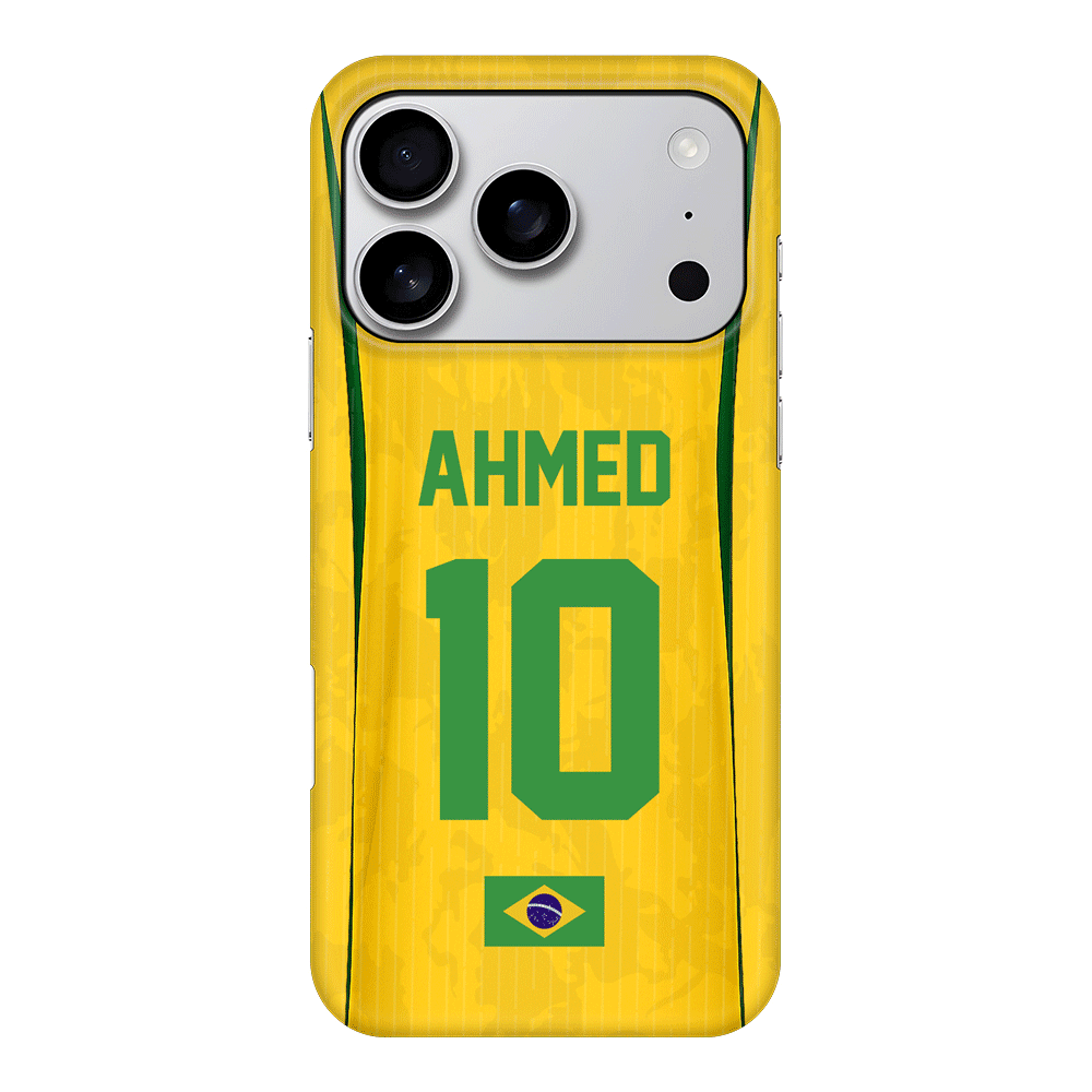 Apple iPhone 17 Pro / Snap MagSafe Personalized Football Jersey Phone Case Custom Name & Number - Stylizedd.com