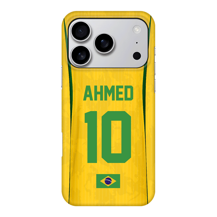 Apple iPhone 17 Pro / Snap MagSafe Personalized Football Jersey Phone Case Custom Name & Number - Stylizedd.com