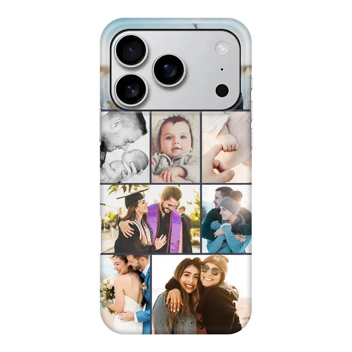 Apple iPhone 17 Pro / Snap MagSafe Personalised Photo Collage Grid Phone Case - Stylizedd.com