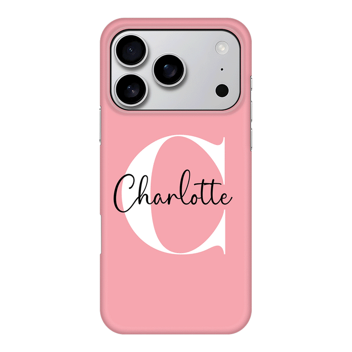 Apple iPhone 17 Pro / Snap MagSafe Custom Monogram Large Initial Name & Letter, Phone Case - Stylizedd.com