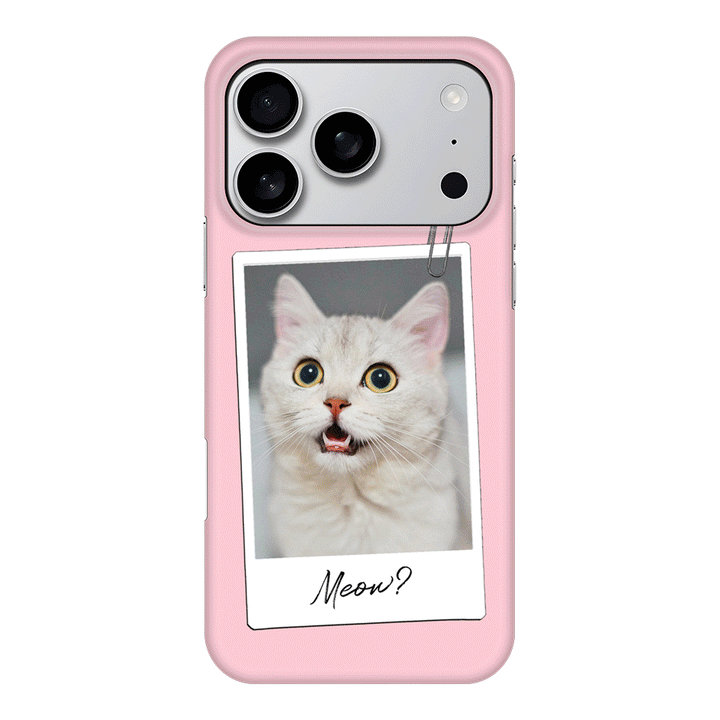 Apple iPhone 17 Pro / Snap MagSafe Polaroid Photo Pet Cat, Phone Case - Stylizedd.com