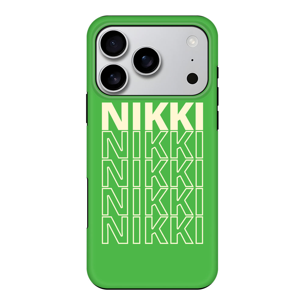Apple iPhone 17 Pro / Tough MagSafe Repeated Monogram Phone Case - Stylizedd.com
