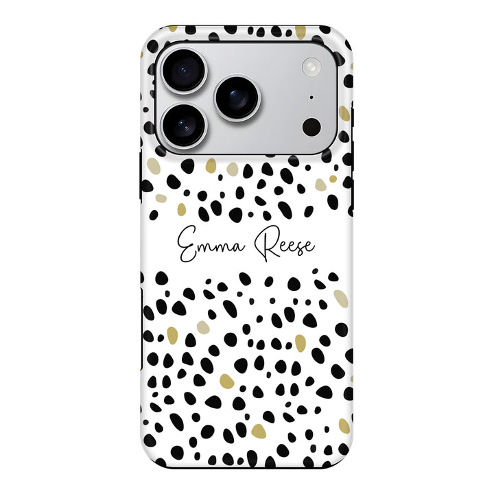 Apple iPhone 17 Pro / Tough MagSafe Pebble Multi Color Custom Text, My Name Phone Case - Stylizedd.com