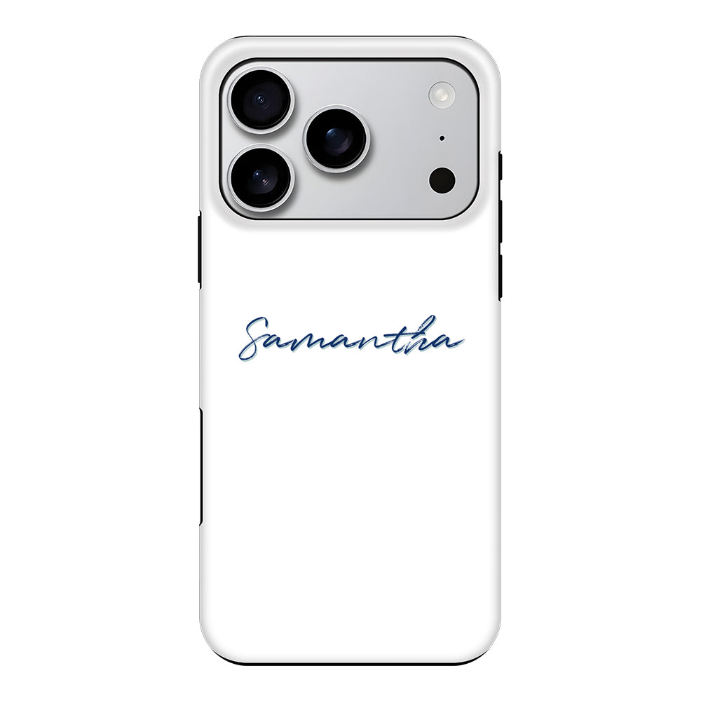 Apple iPhone 17 Pro / Tough MagSafe Custom Text, My Name Phone Case - Stylizedd.com