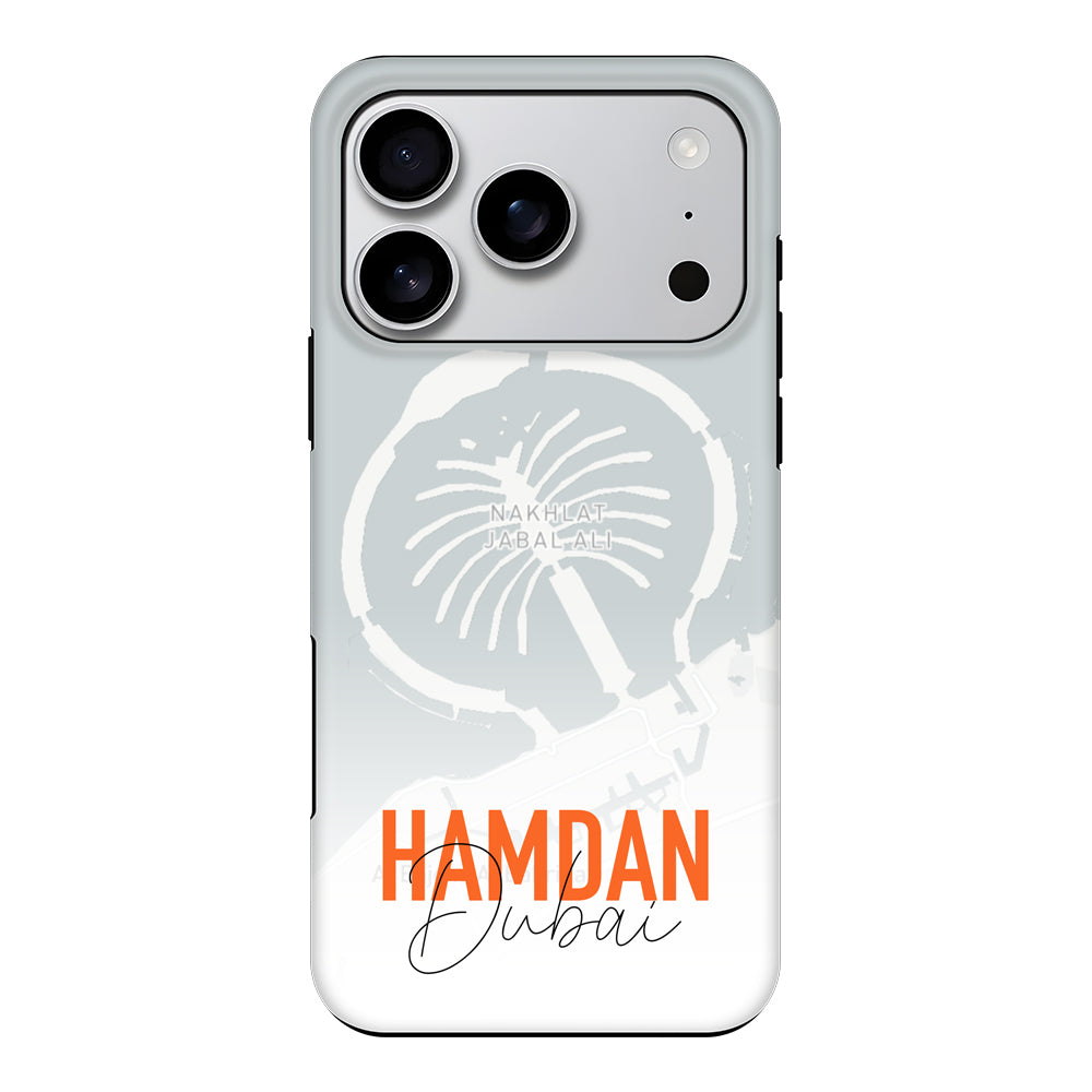 Apple iPhone 17 Pro / Tough MagSafe Personalized Location Map & Name, Phone Case - Stylizedd.com