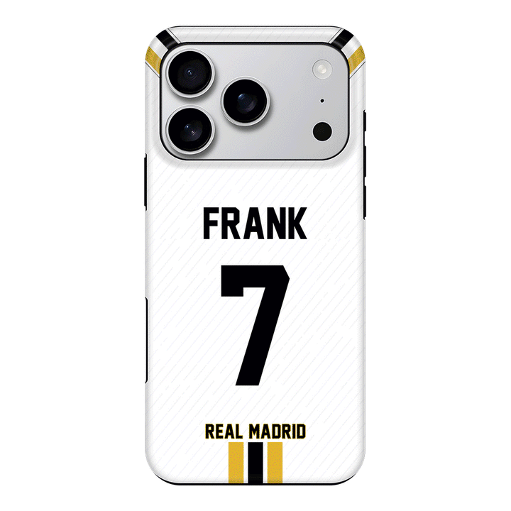 Apple iPhone 17 Pro / Tough MagSafe Personalized Football Clubs Jersey Phone Case Custom Name & Number - Stylizedd.com