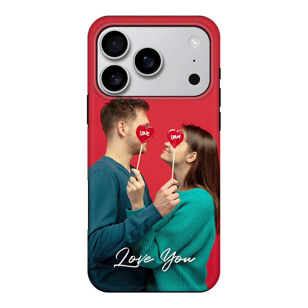 Apple iPhone 17 Pro / Tough MagSafe Custom Photo Valentine, Phone Case - Stylizedd.com