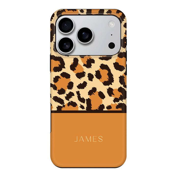 Apple iPhone 17 Pro / Tough MagSafe Personalized Text Animal Skin Pattern, Phone Case - Stylizedd.com