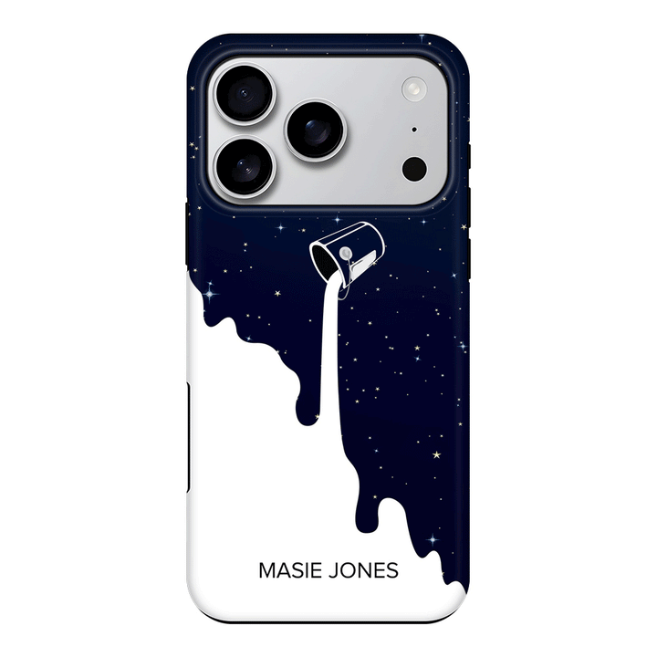 Apple iPhone 17 Pro / Tough MagSafe Personalized Name Milky Way, Phone Case - Stylizedd.com