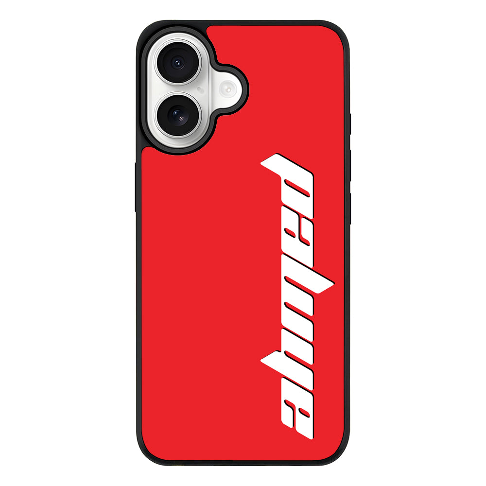 Apple iPhone 17 / Rugged MagSafe Custom Text, Vertical Name Phone Case - Stylizedd.com
