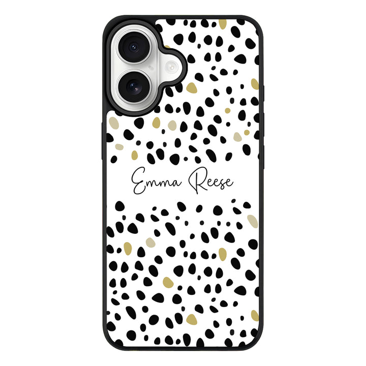 Apple iPhone 17 / Rugged MagSafe Pebble Multi Color Custom Text, My Name Phone Case - Stylizedd.com