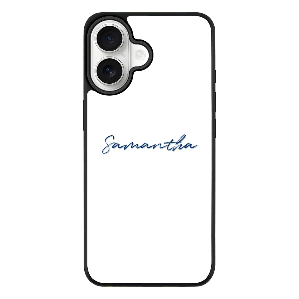 Apple iPhone 17 / Rugged MagSafe Custom Text, My Name Phone Case - Stylizedd.com
