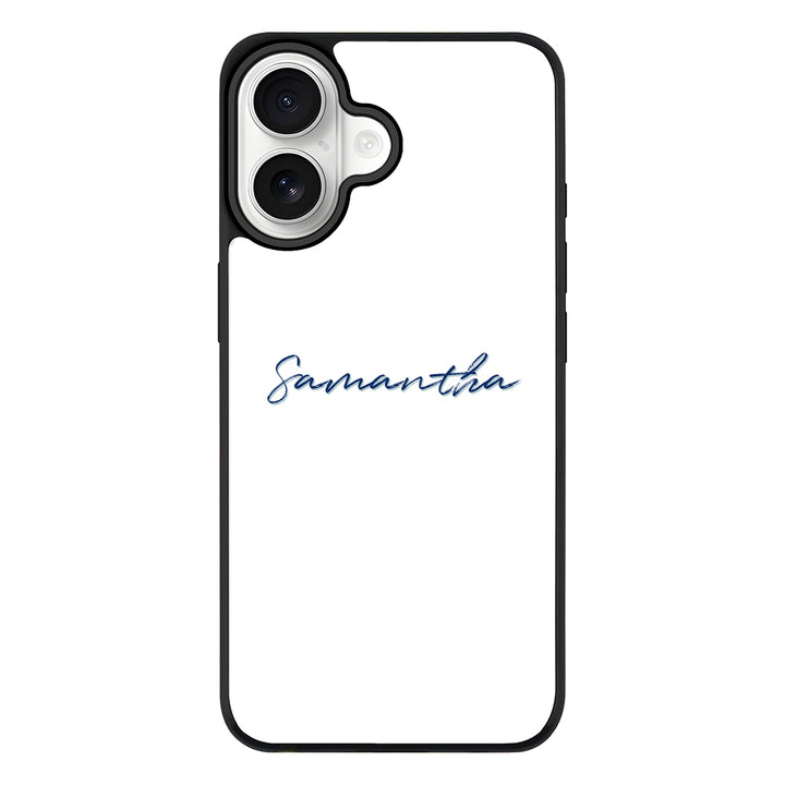 Apple iPhone 17 / Rugged MagSafe Custom Text, My Name Phone Case - Stylizedd.com
