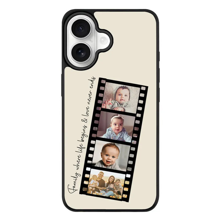 Apple iPhone 17 / Rugged MagSafe Custom Film Strips Personalised Movie Strip, Phone Case - Stylizedd.com