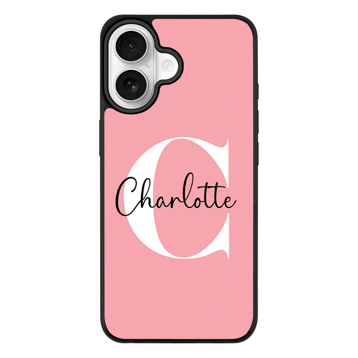 Apple iPhone 17 / Rugged MagSafe Custom Monogram Large Initial Name & Letter, Phone Case - Stylizedd.com