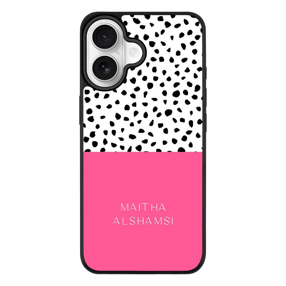Apple iPhone 17 / Rugged MagSafe Personalized Text Colorful Spotted Dotted, Phone Case - Stylizedd.com