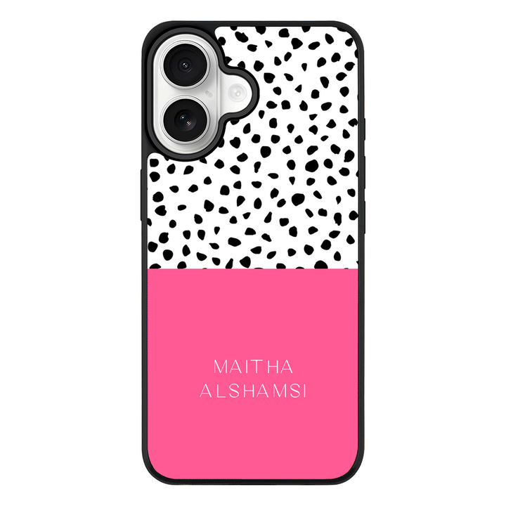Apple iPhone 17 / Rugged MagSafe Personalized Text Colorful Spotted Dotted, Phone Case - Stylizedd.com