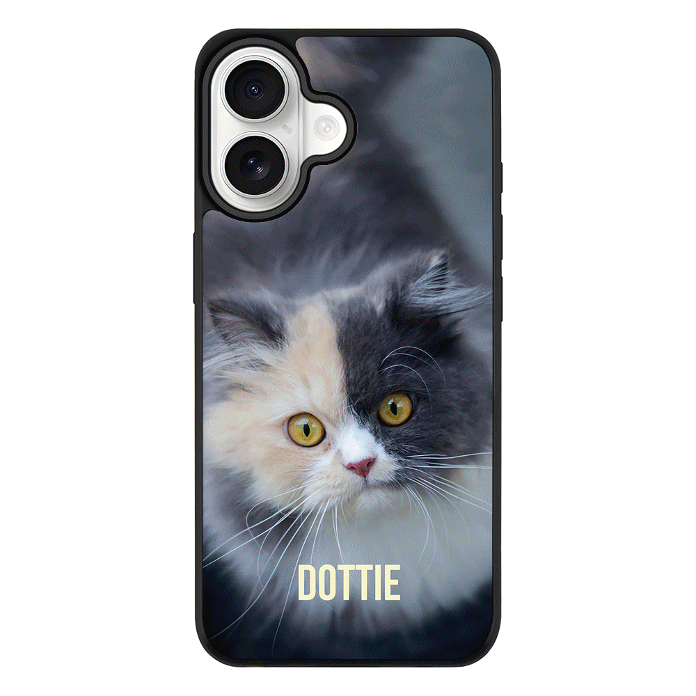 Personalized Pet Cat Phone Case Apple iPhone 17 / Rugged MagSafe | Stylizedd