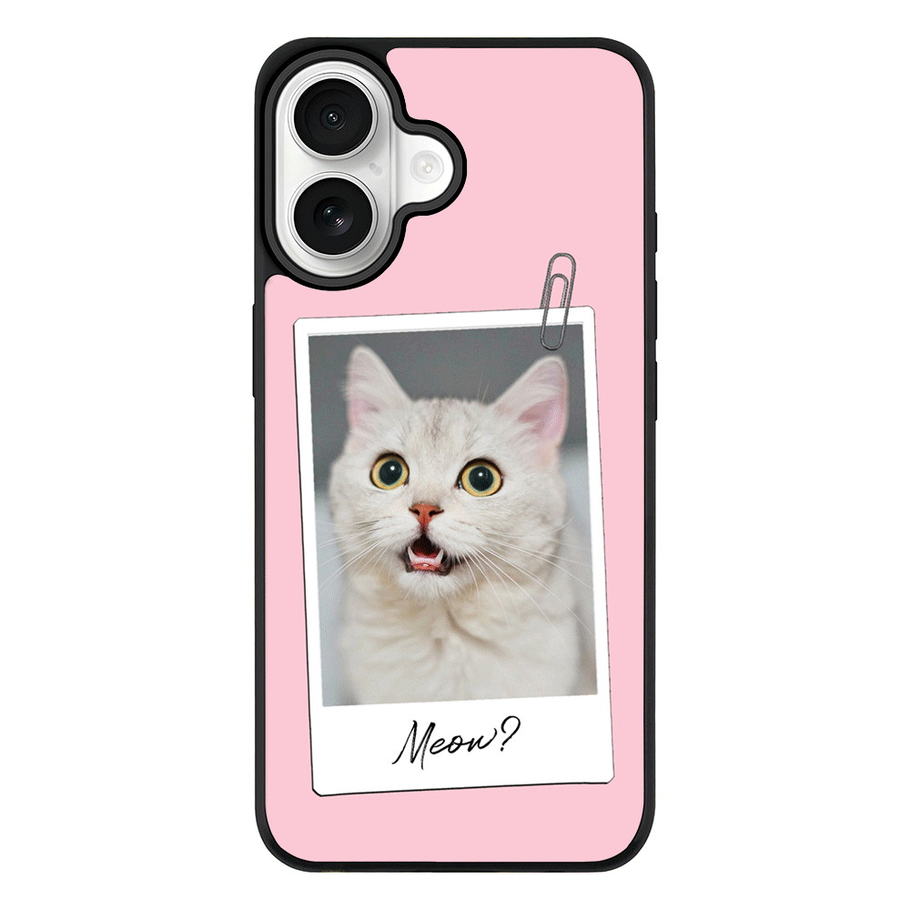 Apple iPhone 17 / Rugged MagSafe Polaroid Photo Pet Cat, Phone Case - Stylizedd.com