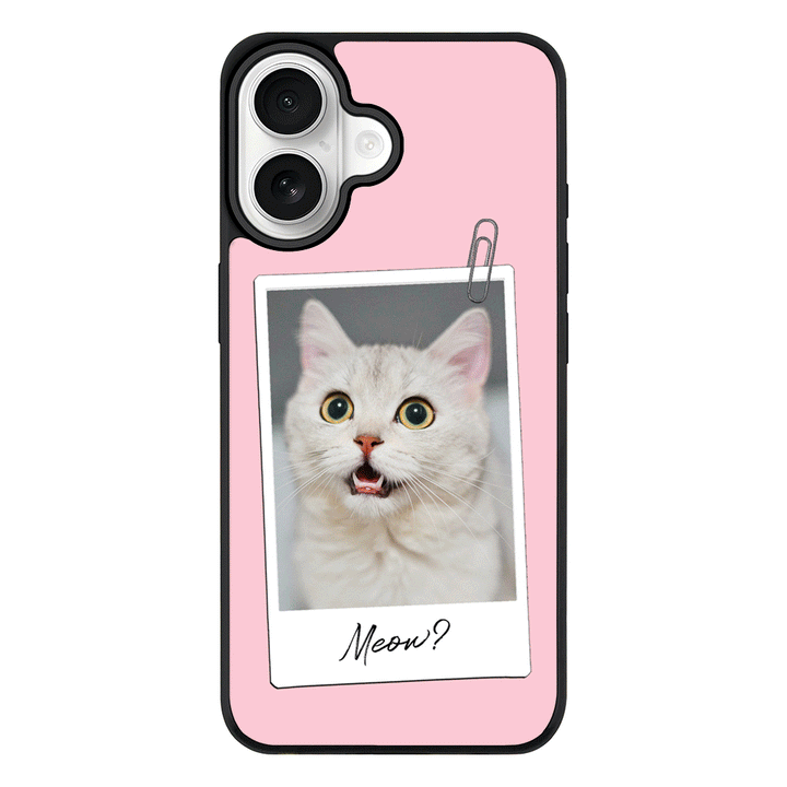 Apple iPhone 17 / Rugged MagSafe Polaroid Photo Pet Cat, Phone Case - Stylizedd.com