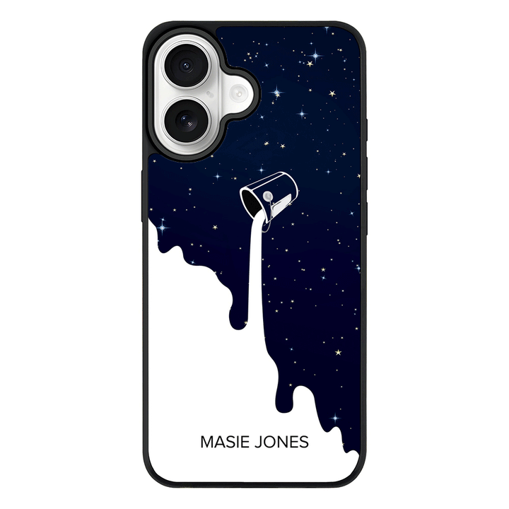 Apple iPhone 17 / Rugged MagSafe Personalized Name Milky Way, Phone Case - Stylizedd.com