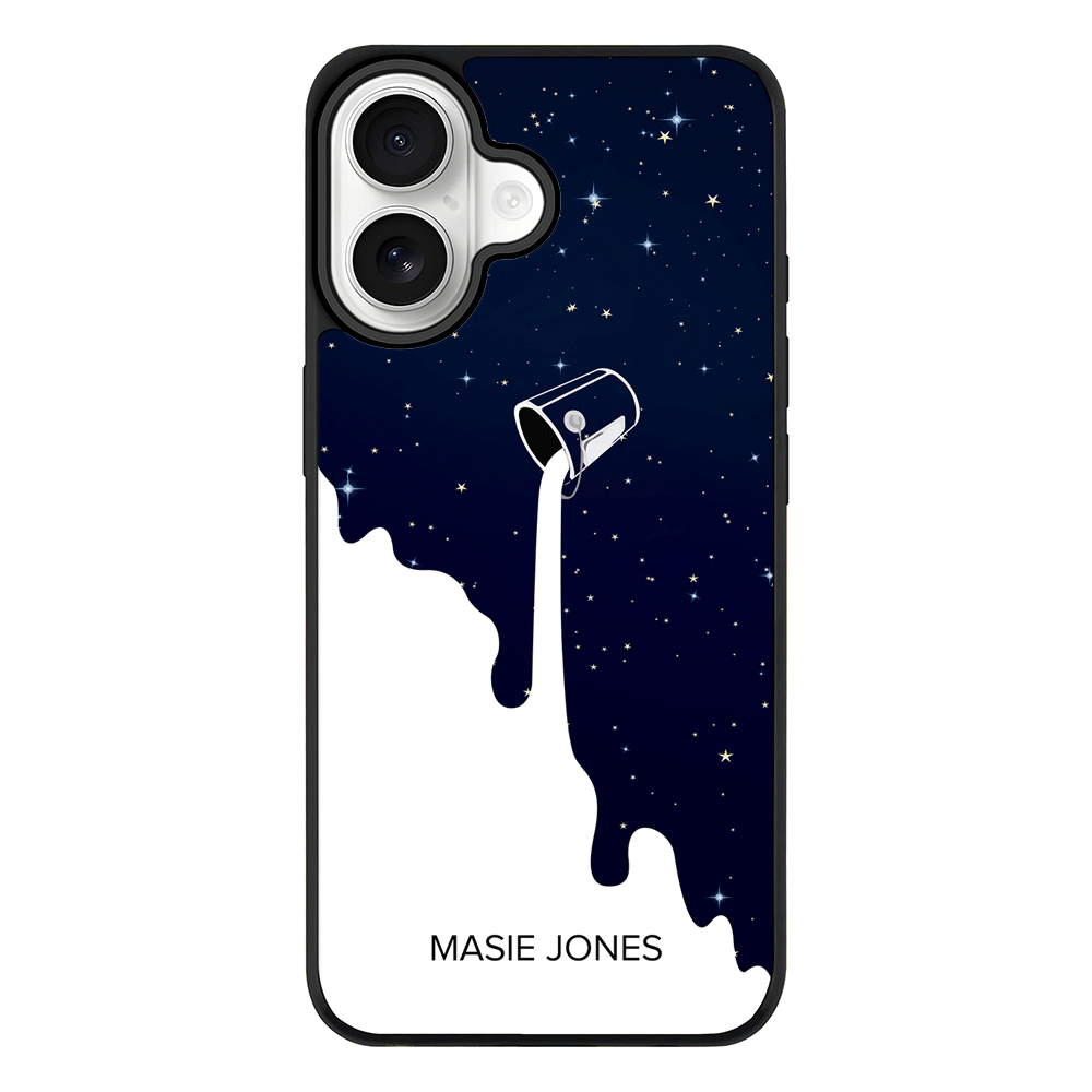 Apple iPhone 17 / Rugged MagSafe Personalized Name Milky Way, Phone Case - Stylizedd.com