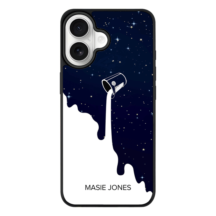 Apple iPhone 17 / Rugged MagSafe Personalized Name Milky Way, Phone Case - Stylizedd.com