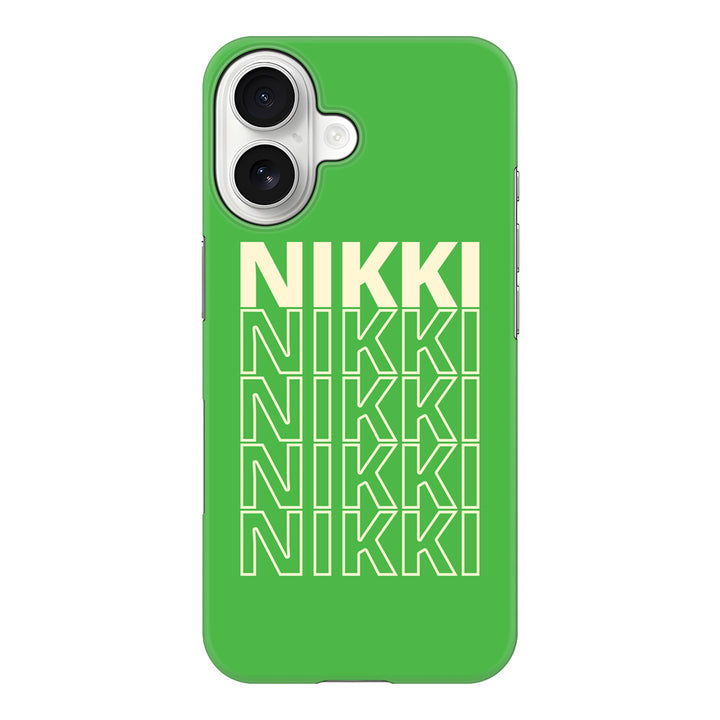 Apple iPhone 17 / Snap MagSafe Repeated Monogram Phone Case - Stylizedd.com