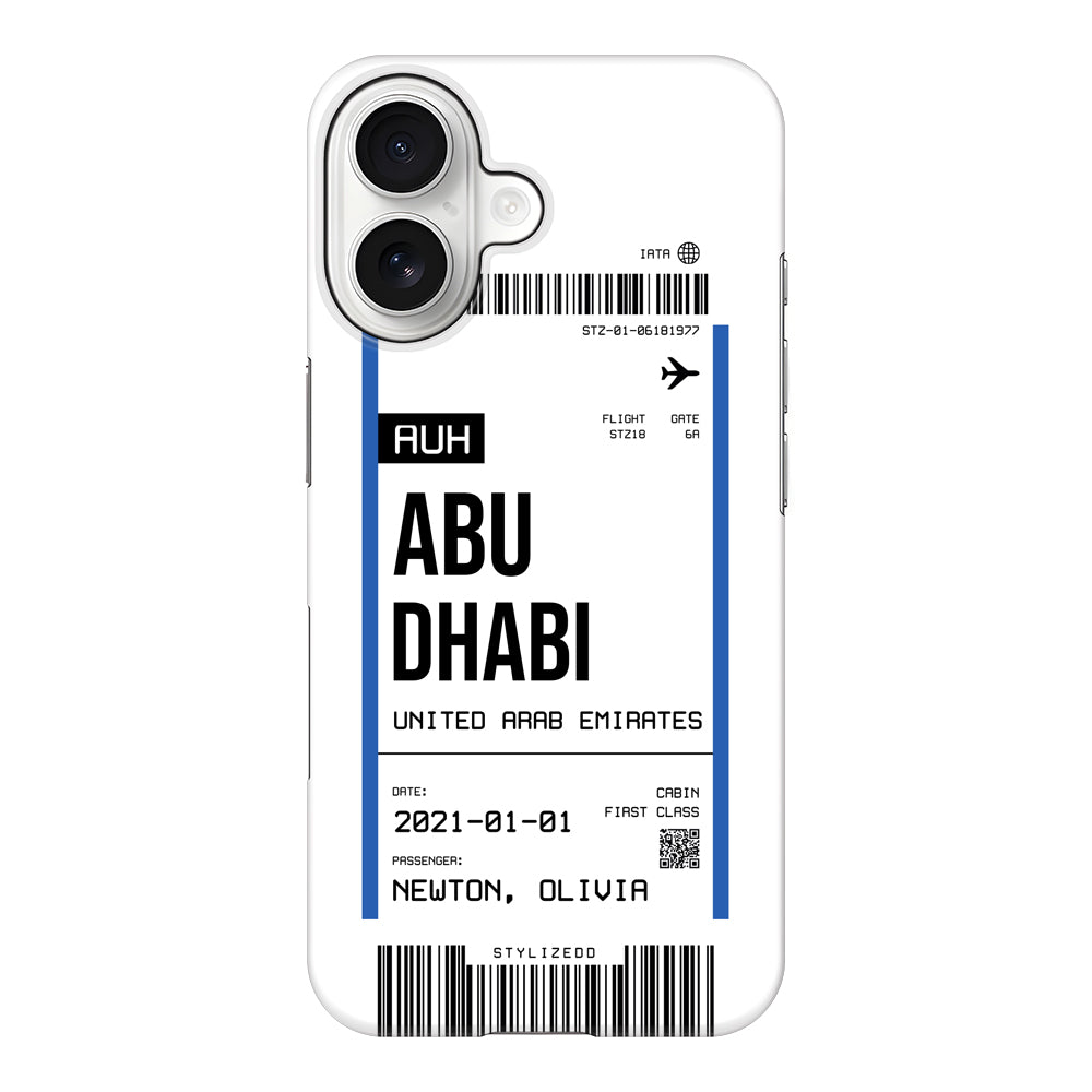 Apple iPhone 17 / Snap MagSafe Custom Flight Boarding Pass Ticket Phone Case - Stylizedd.com