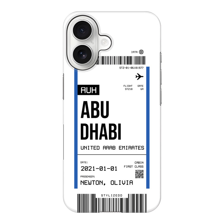 Apple iPhone 17 / Snap MagSafe Custom Flight Boarding Pass Ticket Phone Case - Stylizedd.com