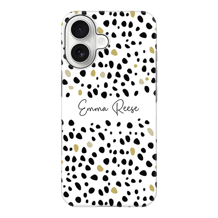 Apple iPhone 17 / Snap MagSafe Pebble Multi Color Custom Text, My Name Phone Case - Stylizedd.com