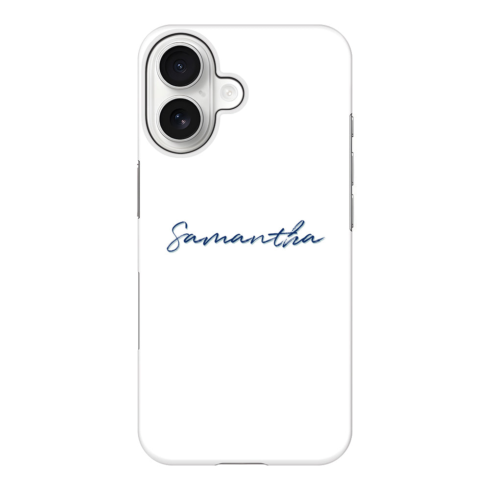 Apple iPhone 17 / Snap MagSafe Custom Text, My Name Phone Case - Stylizedd.com