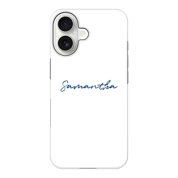 Apple iPhone 17 / Snap MagSafe Custom Text, My Name Phone Case - Stylizedd.com