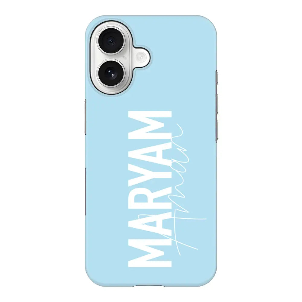 Apple iPhone 17 / Snap MagSafe Personalized Name Vertical, Phone Case - Stylizedd.com