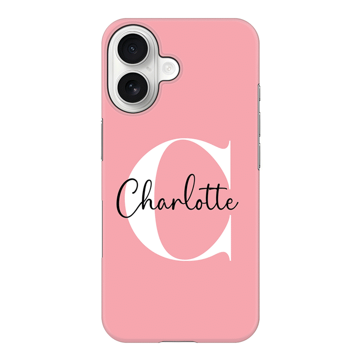 Apple iPhone 17 / Snap MagSafe Custom Monogram Large Initial Name & Letter, Phone Case - Stylizedd.com