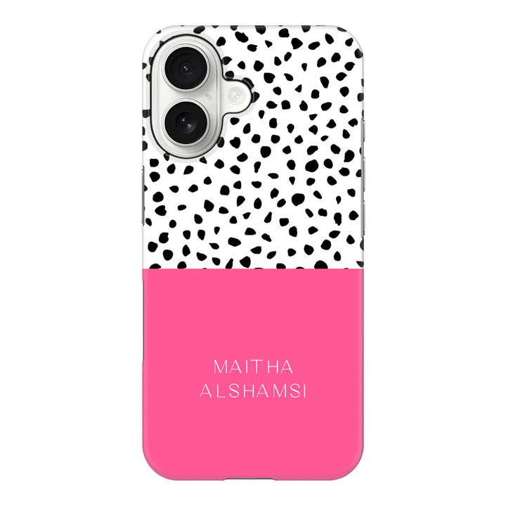 Apple iPhone 17 / Snap MagSafe Personalized Text Colorful Spotted Dotted, Phone Case - Stylizedd.com