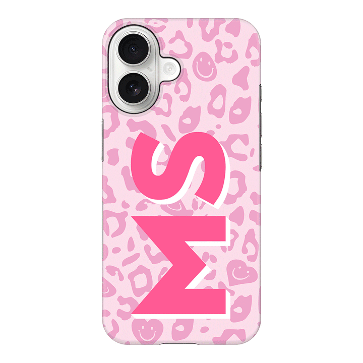 Apple iPhone 17 / Snap MagSafe Custom Monogram Initial 3D Shadow Text Seamless Pattern, Phone Case - Stylizedd.com