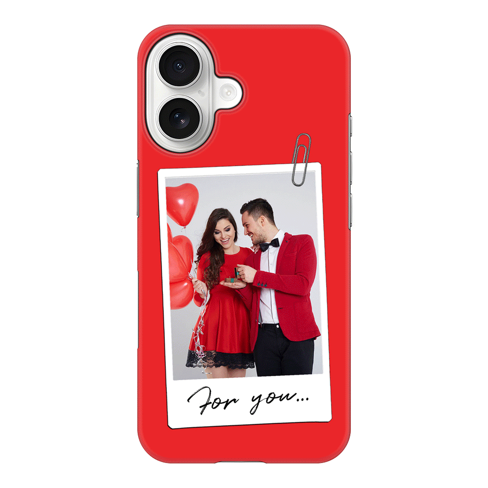 Apple iPhone 17 / Snap MagSafe Personalized Polaroid Photo Valentine, Phone Case - Stylizedd.com