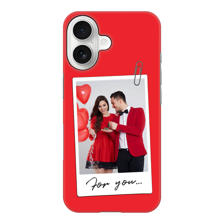 Apple iPhone 17 / Snap MagSafe Personalized Polaroid Photo Valentine, Phone Case - Stylizedd.com