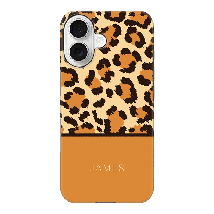 Apple iPhone 17 / Snap MagSafe Personalized Text Animal Skin Pattern, Phone Case - Stylizedd.com