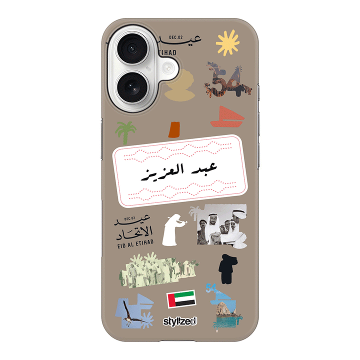 Apple iPhone 17 / Snap MagSafe Custom Eid Al Etihad 54 National Day Sticker, Phone Case - Stylizedd.com