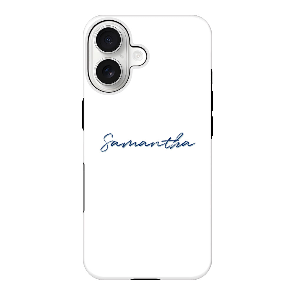 Apple iPhone 17 / Tough MagSafe Custom Text, My Name Phone Case - Stylizedd.com