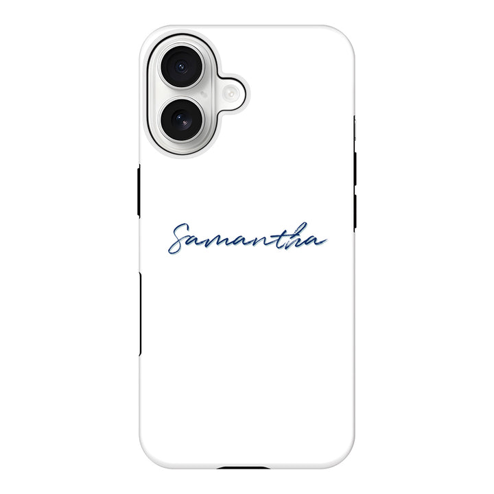 Apple iPhone 17 / Tough MagSafe Custom Text, My Name Phone Case - Stylizedd.com