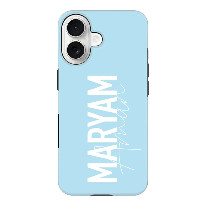 Apple iPhone 17 / Tough MagSafe Personalized Name Vertical, Phone Case - Stylizedd.com