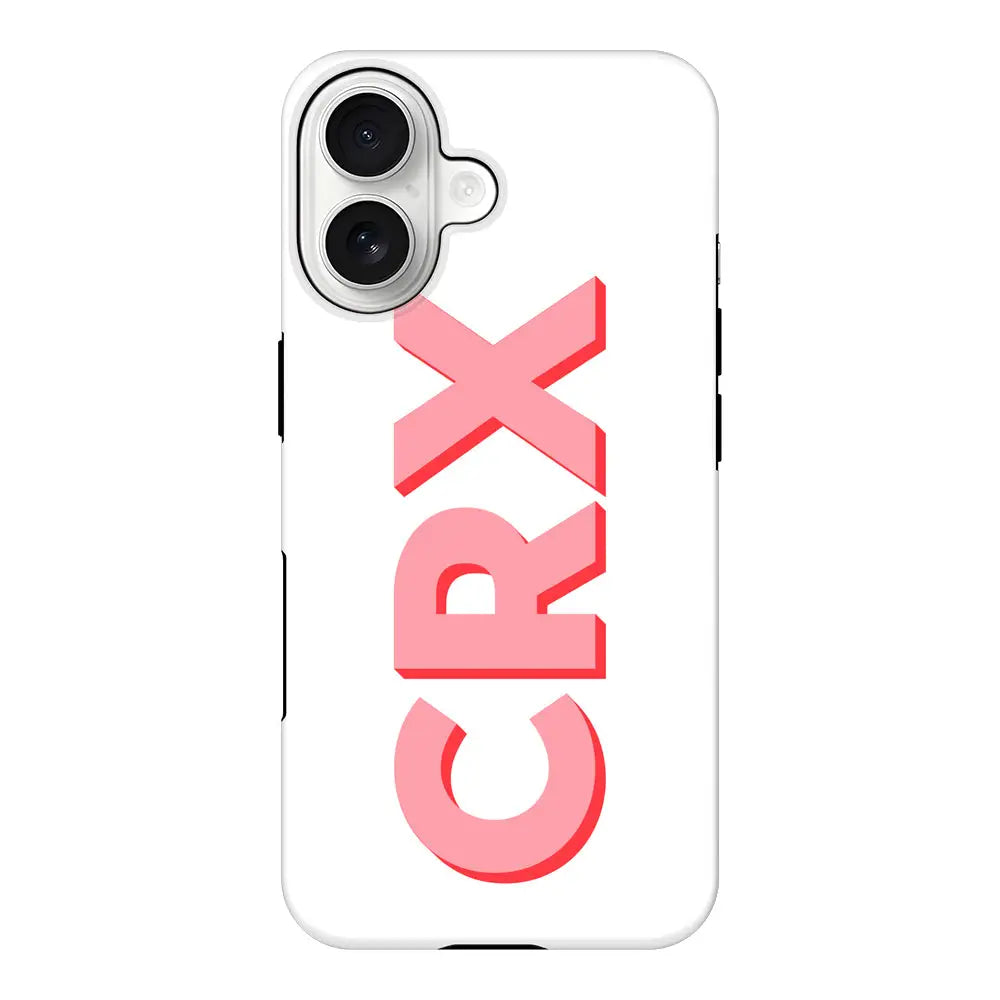 Apple iPhone 17 / Tough MagSafe Personalized Monogram Initial 3D Shadow Text Phone Case - Stylizedd.com