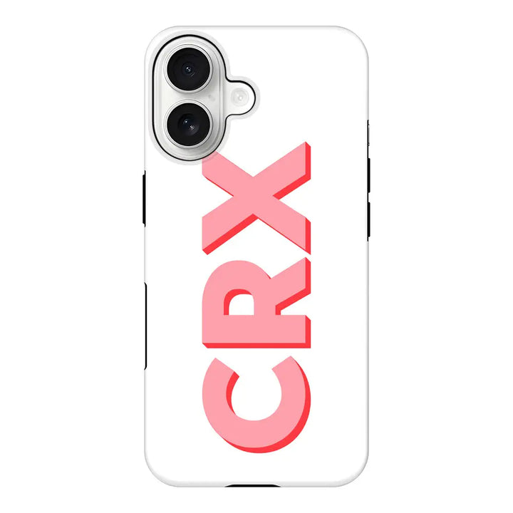 Apple iPhone 17 / Tough MagSafe Personalized Monogram Initial 3D Shadow Text Phone Case - Stylizedd.com