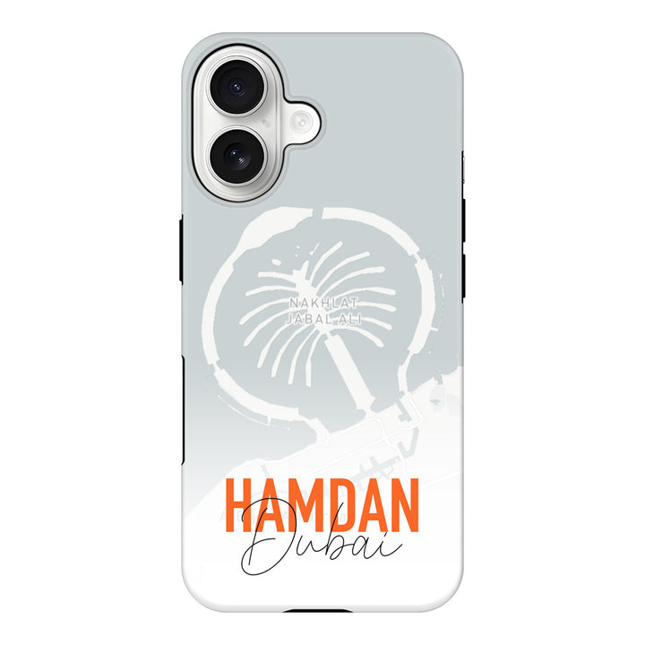 Apple iPhone 17 / Tough MagSafe Personalized Location Map & Name, Phone Case - Stylizedd.com