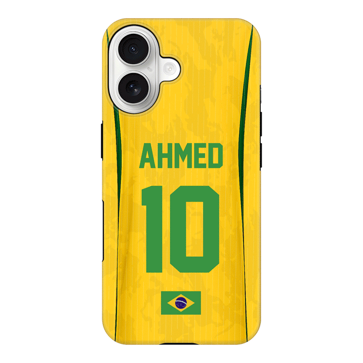 Apple iPhone 17 / Tough MagSafe Personalized Football Jersey Phone Case Custom Name & Number - Stylizedd.com